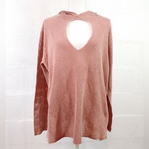 PROJECT SOCIAL T CUT OUT RELAXED HOODIE (472)